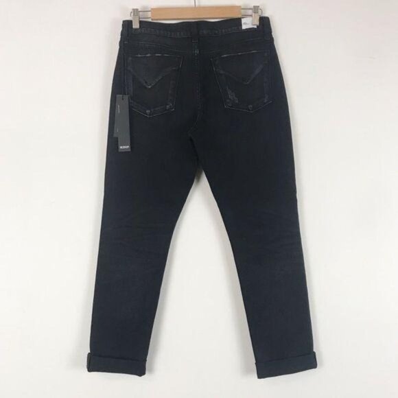 NWT Hudson Crop Relaxed Straight star Studded Jeans Size 27 - Picture 6 of 15